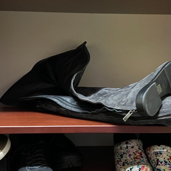 Jill Sander Suede Knee high boots - Picture 5 of 9